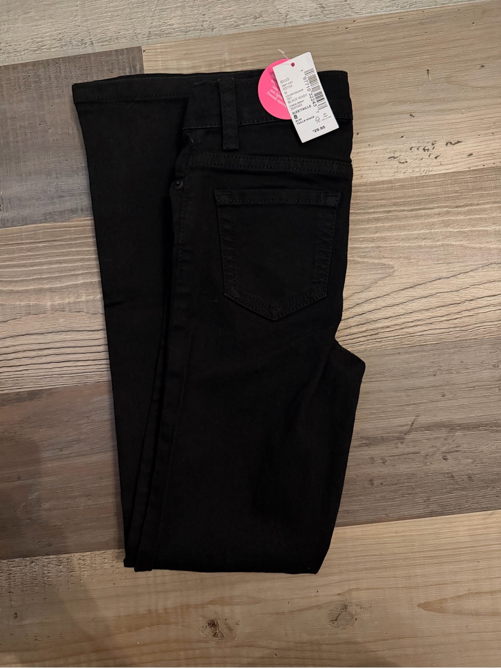 Girls Bootcut Black Jeans from The Children’s Place